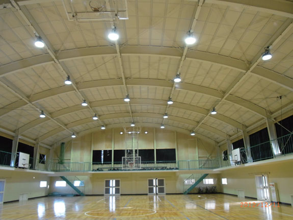 つくば市立高山中学校屋内運動場耐震補強工事